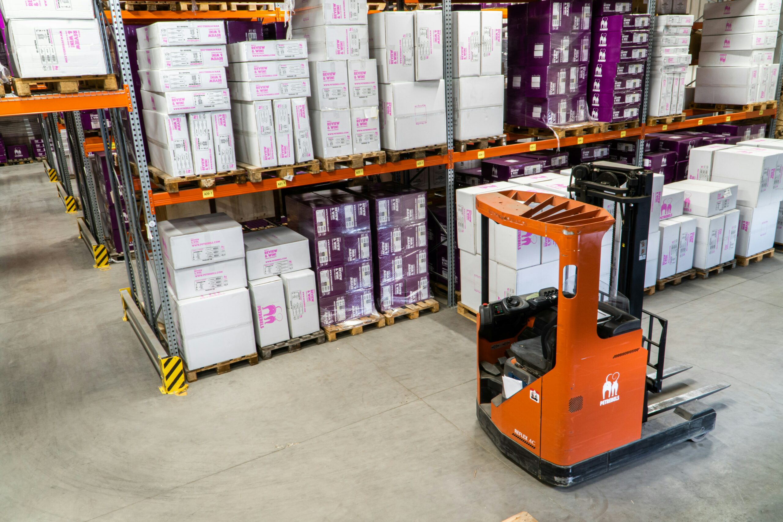 forklift, inventory, warehouse